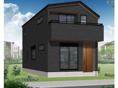 【2号地外観パース】